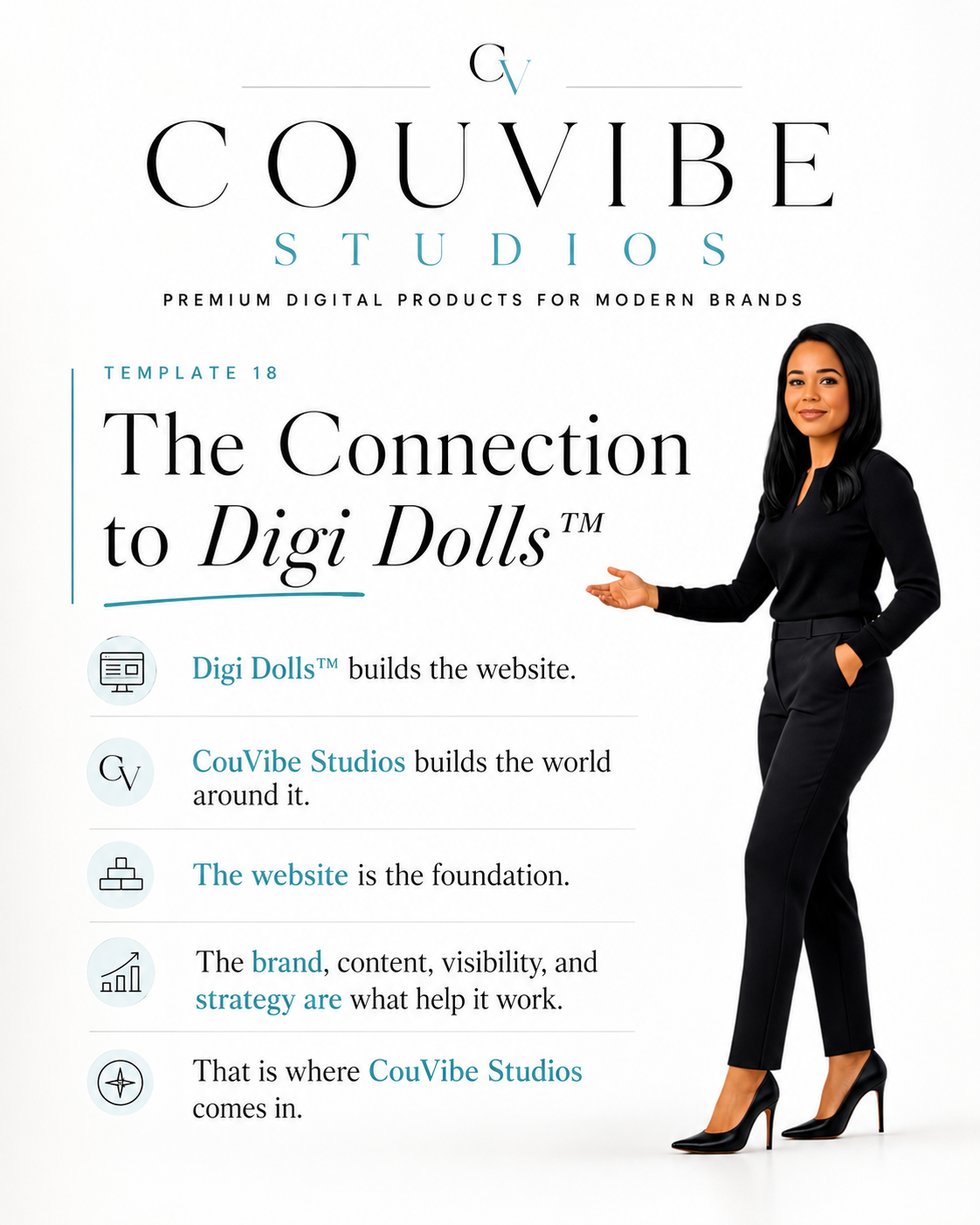 Couvibe Studios connection to Digi Dolls campaign
